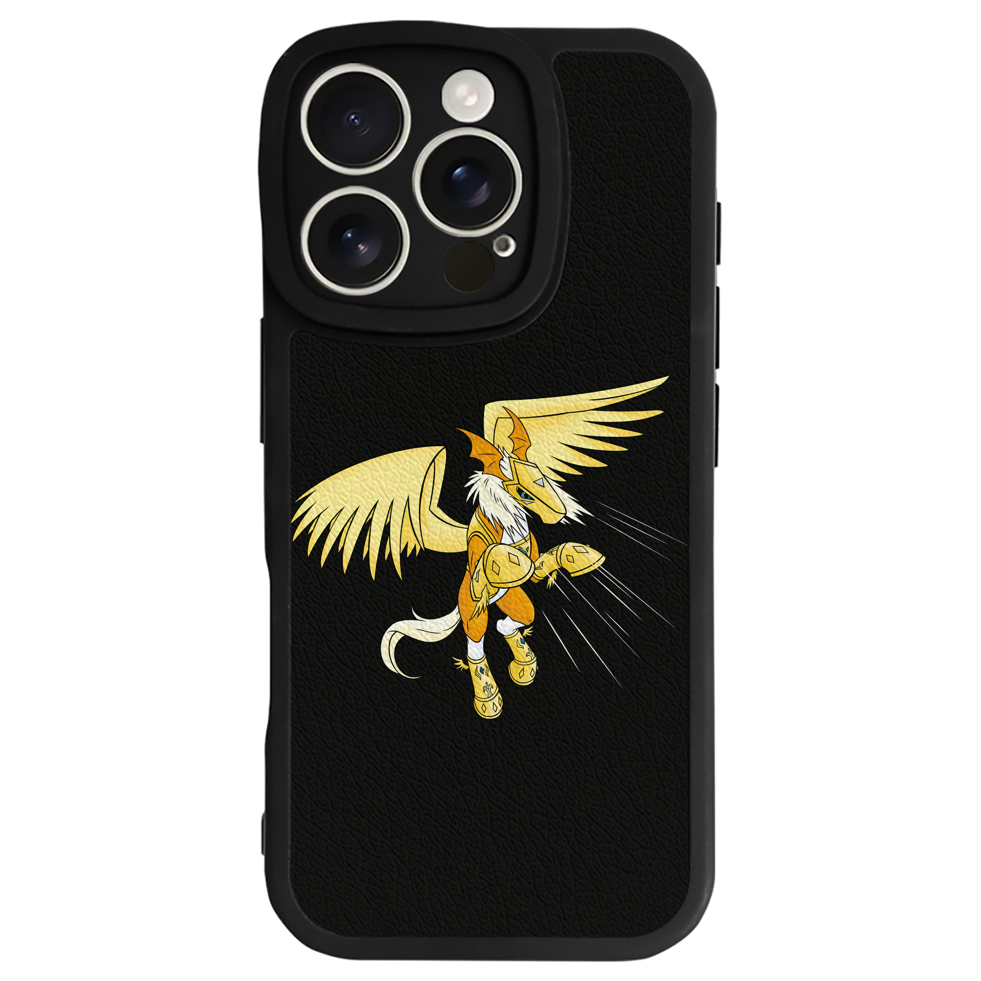 （画像用） Digimon デジタルモンスター/デジモン 【iPhone 16シリーズ対応】シリコンスマホケース（レザー調） 材質：シリコン
